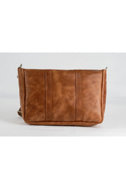 Genuine Leather Tablet Shoulder Bag – Fits Up to 11