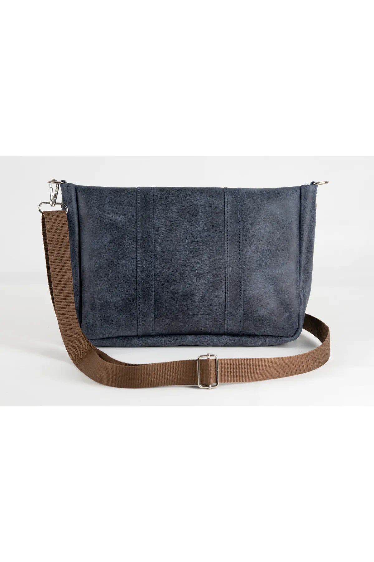 Genuine Leather Tablet Shoulder Bag – Fits Up to 11