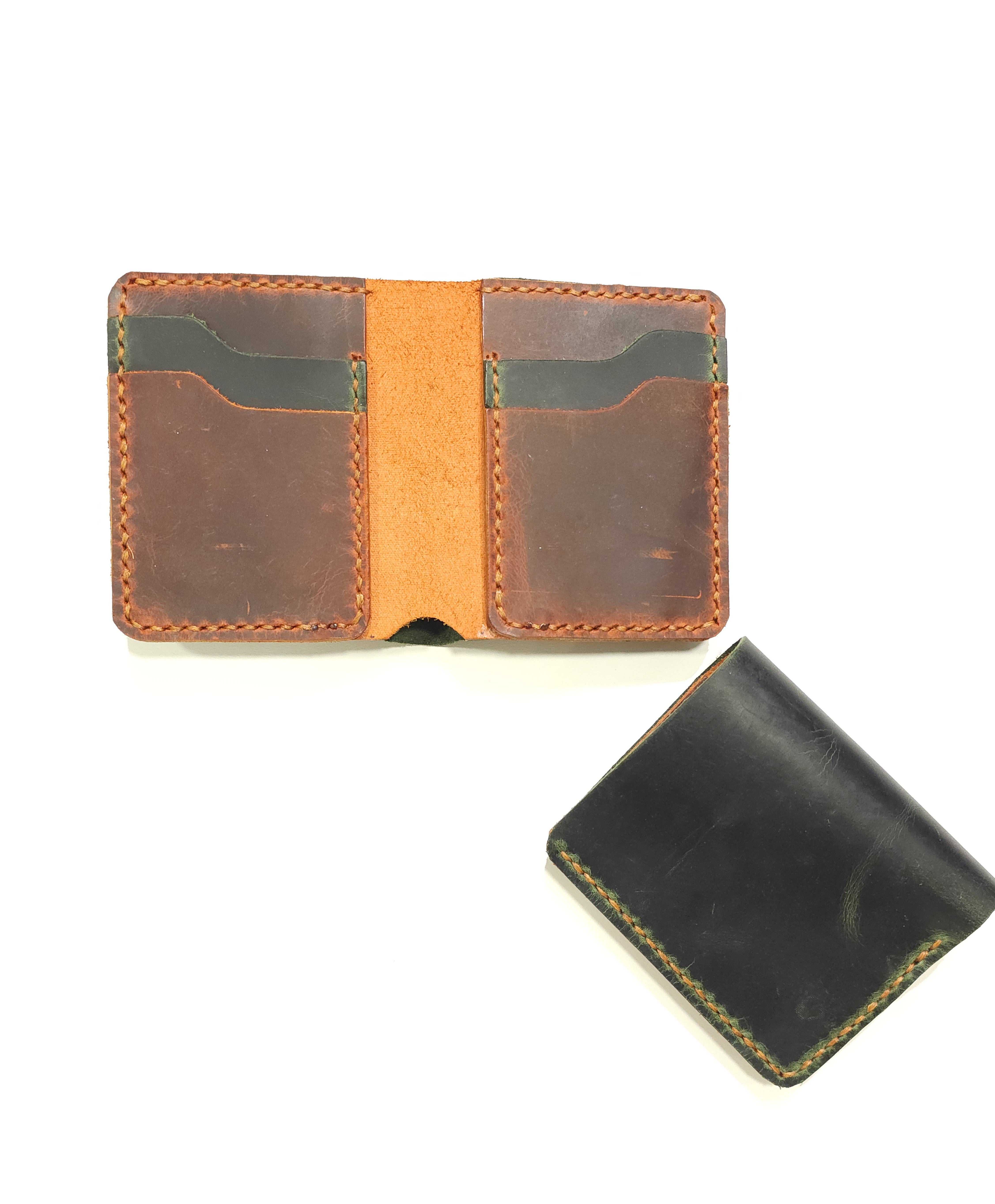 Golden Leather Wallet – Elegant & Practical Design