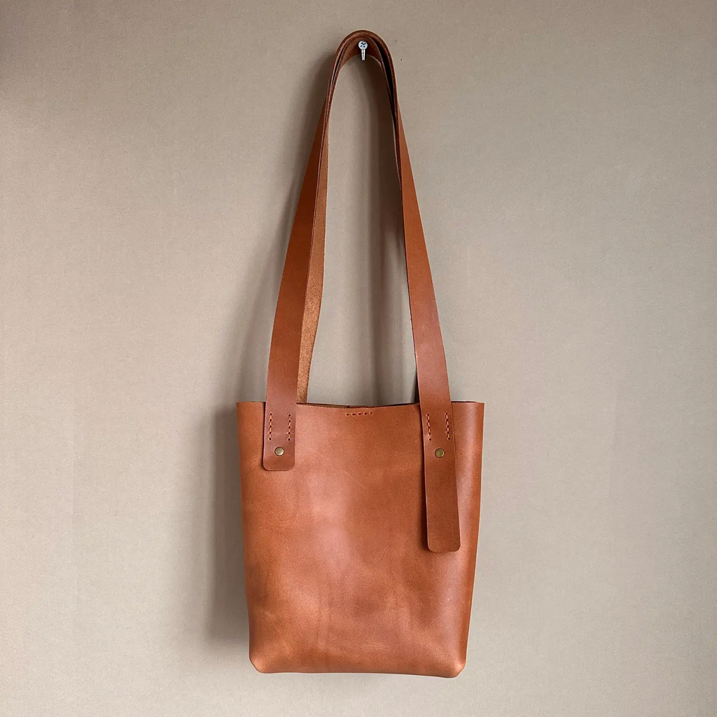 Leather Tote Bag Mini Size