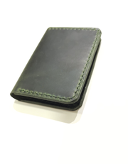 Green Leather Wallet by GOLDEN LEATHER – Stylish & Durable