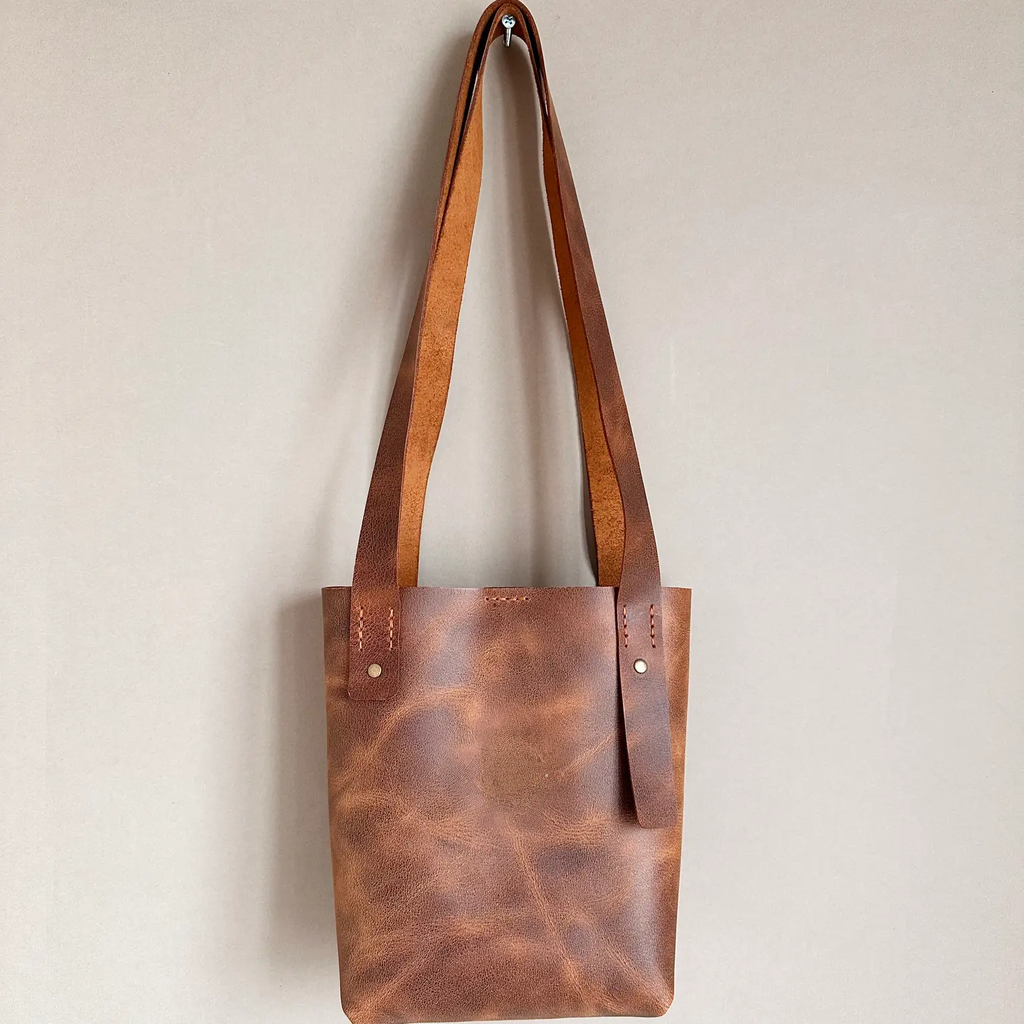 Leather Tote Bag Mini Size