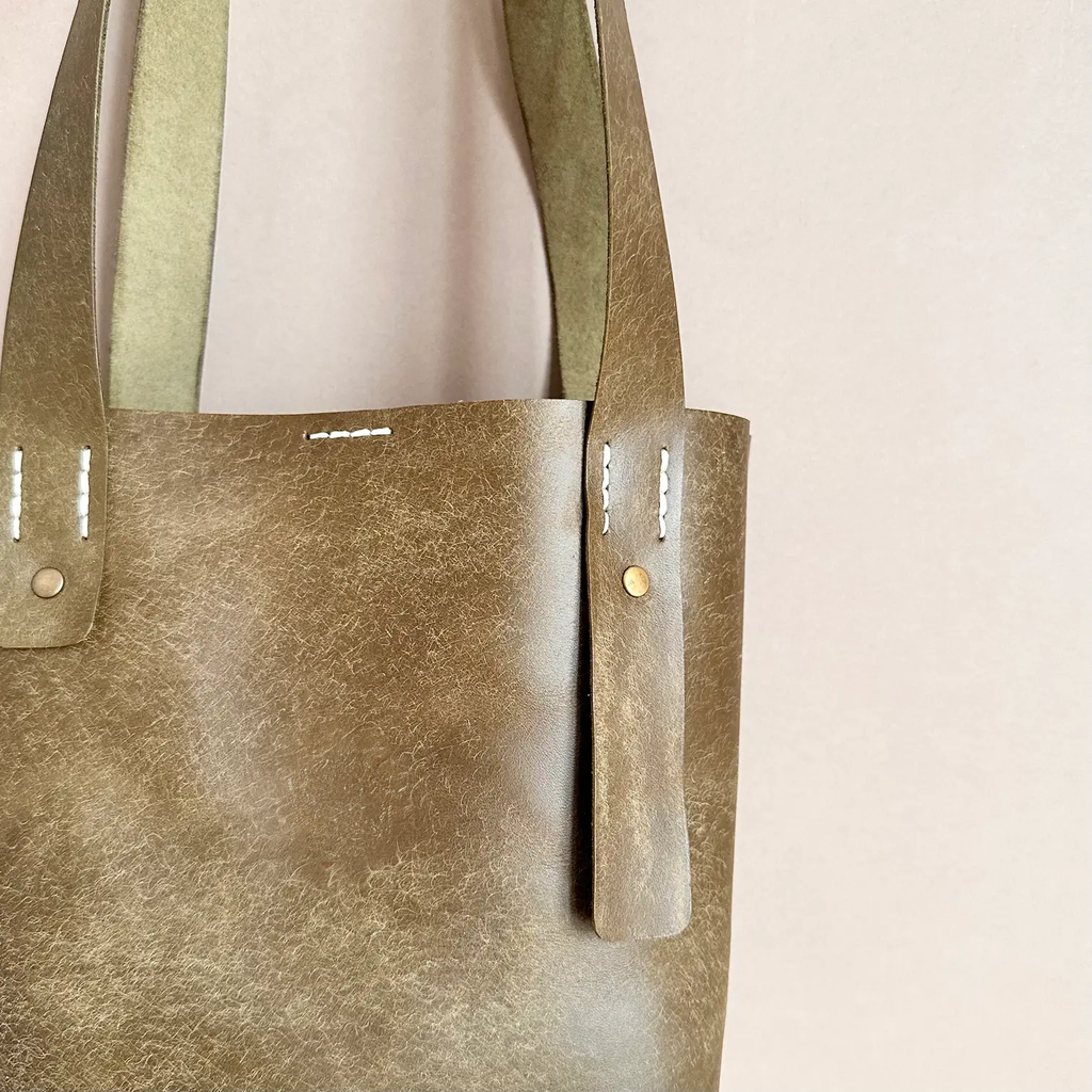 Leather Tote Bag Mini Size