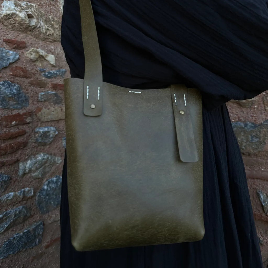 Leather Tote Bag Mini Size